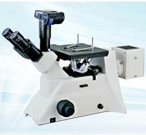China Het Trinocularhoofd keerde Metallurgische Microscoop met Digitale Camerainterface om fabriek