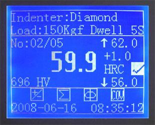 Lang de Hardheidsmeetapparaat relatieve vochtigheid-450H van Kader Digitaal Rockwell