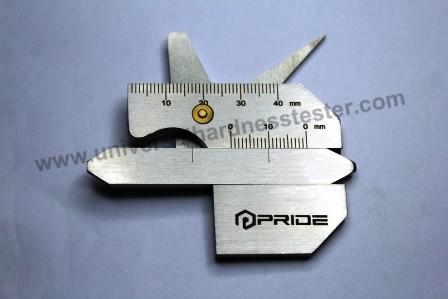 0 - 45mm de Lasmaat van de Breedtefilet voor Kapsnedediepte/Gap-Grootte/Schuine randhoek