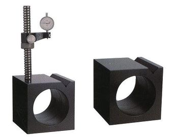 Granietblok voor het controleren van perpendicularity en parallellisme, V-groef voor cilinder