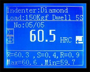 Lang de Hardheidsmeetapparaat relatieve vochtigheid-450H van Kader Digitaal Rockwell